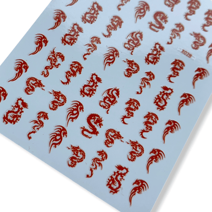 Red Dragon Stickers - JTessentials