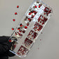 Red rhinestone box - 12 grit high quality - JTessentials