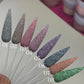 Reflective Glitter Crushed Diamond Nail Art - 8 Styles for Stunning Designs - JTessentials