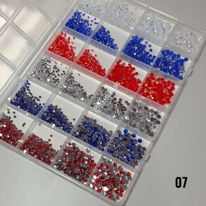 Rhinestone box mix •24 grid - JTessentials
