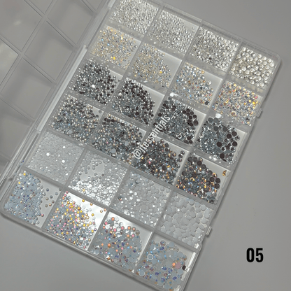 Rhinestone box mix •24 grid - JTessentials