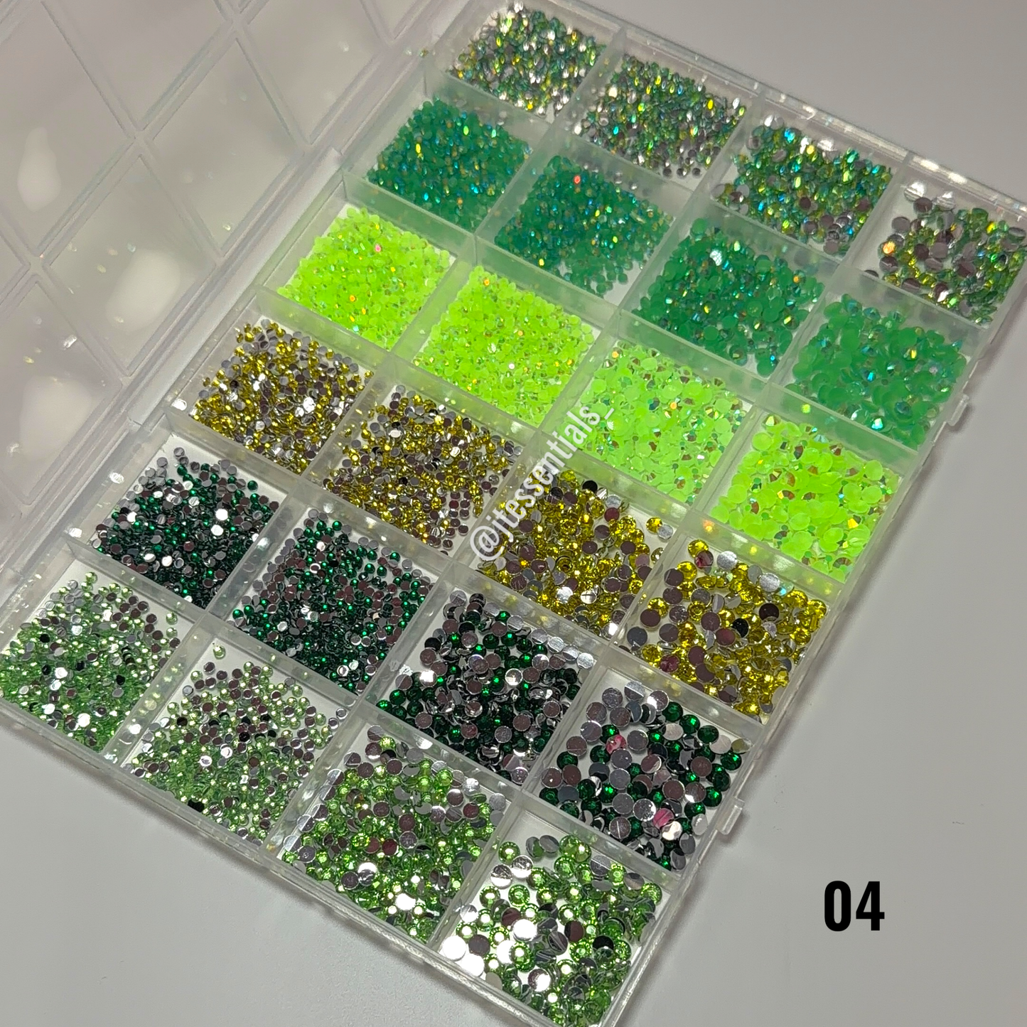 Rhinestone box mix •24 grid - JTessentials