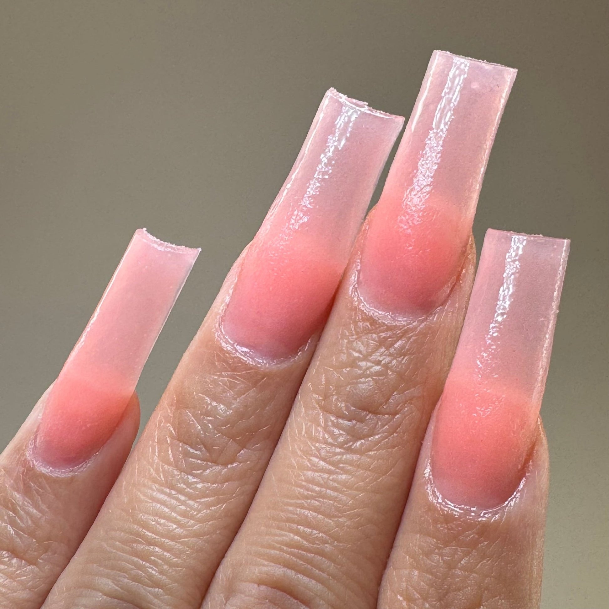 Rosalmon JT Acrylic Powder - 1 oz Translucent Salmon Pink Acrylic for Nails - JTessentials