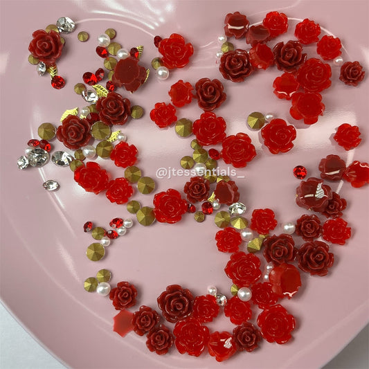 Rose Nail Charms Mix - JTessentials