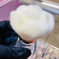 Rose shaped Nail Dust brush - white - JTessentials
