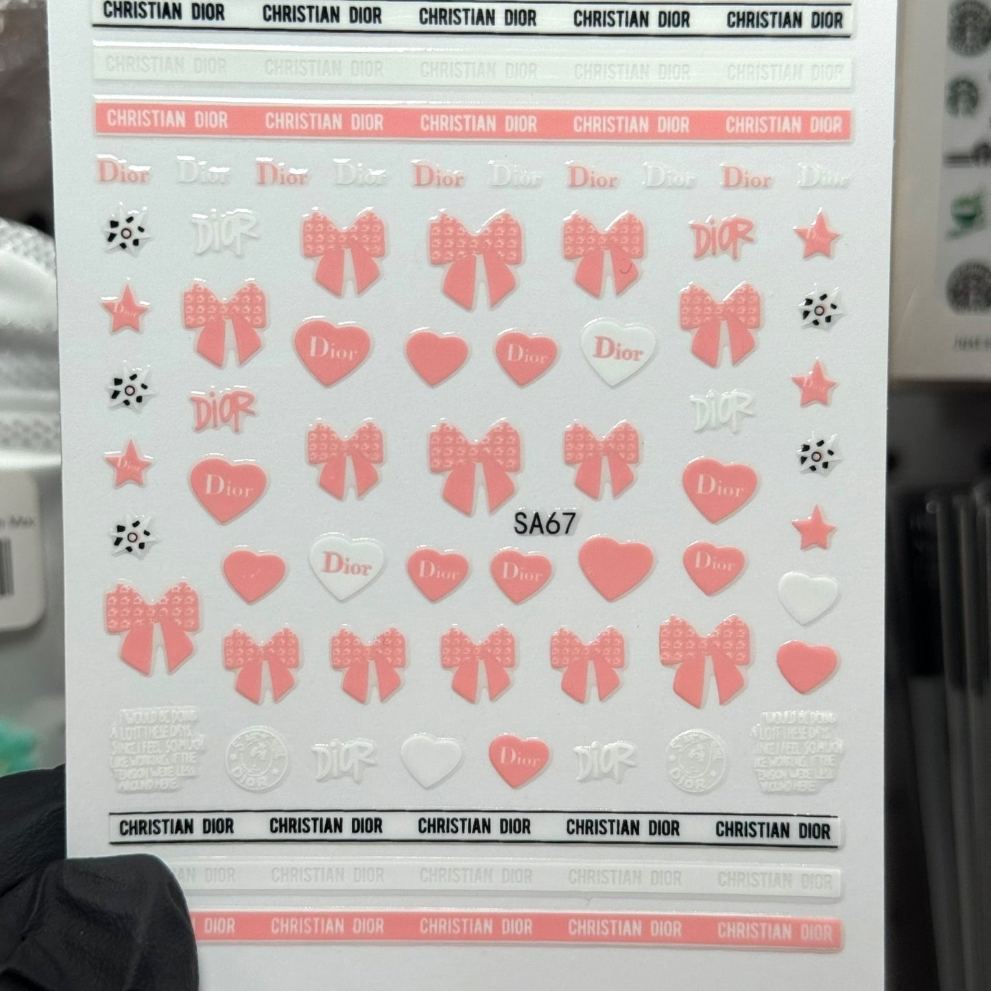 SA67 Luxury Nail Stickers – Designer Inspired Decals - JTessentials