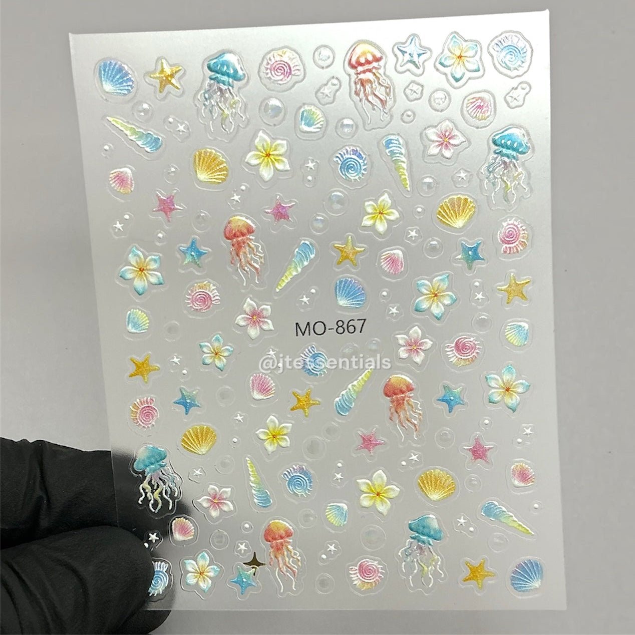Sea Nail Sticker - Starfish & Shell Mix - JTessentials