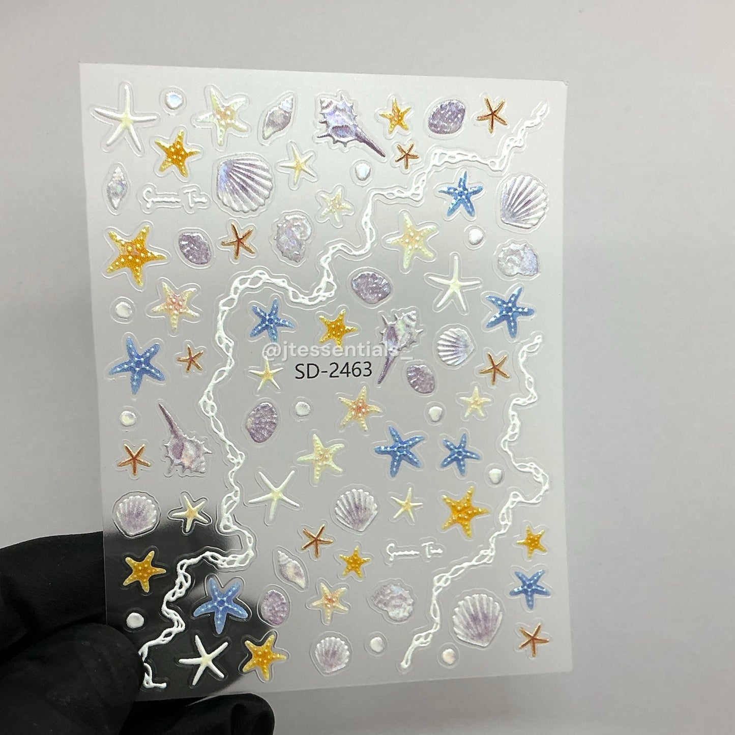 Sea Nail Sticker - Starfish & Shell Mix - JTessentials