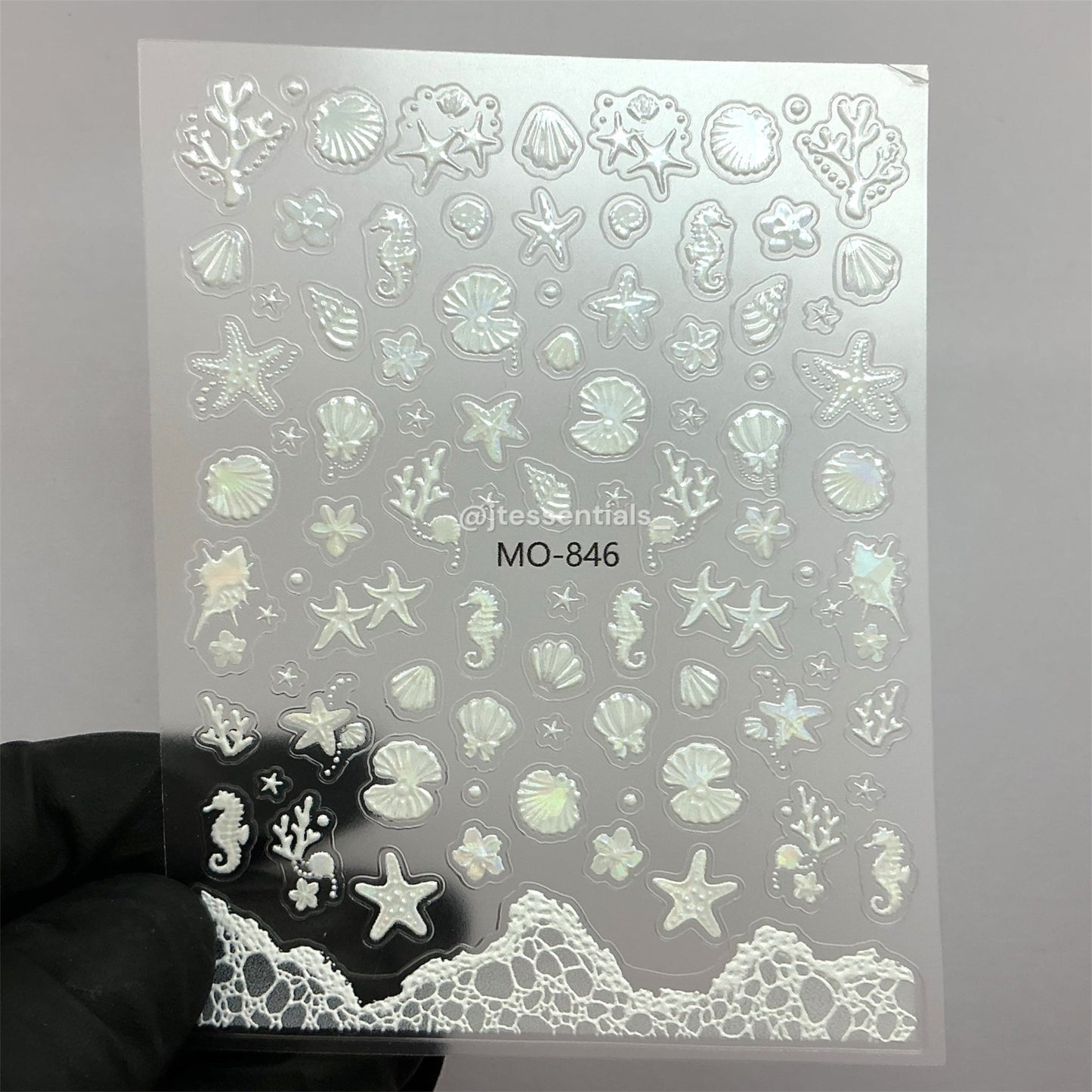 Sea Nail Sticker - Starfish & Shell Mix - JTessentials