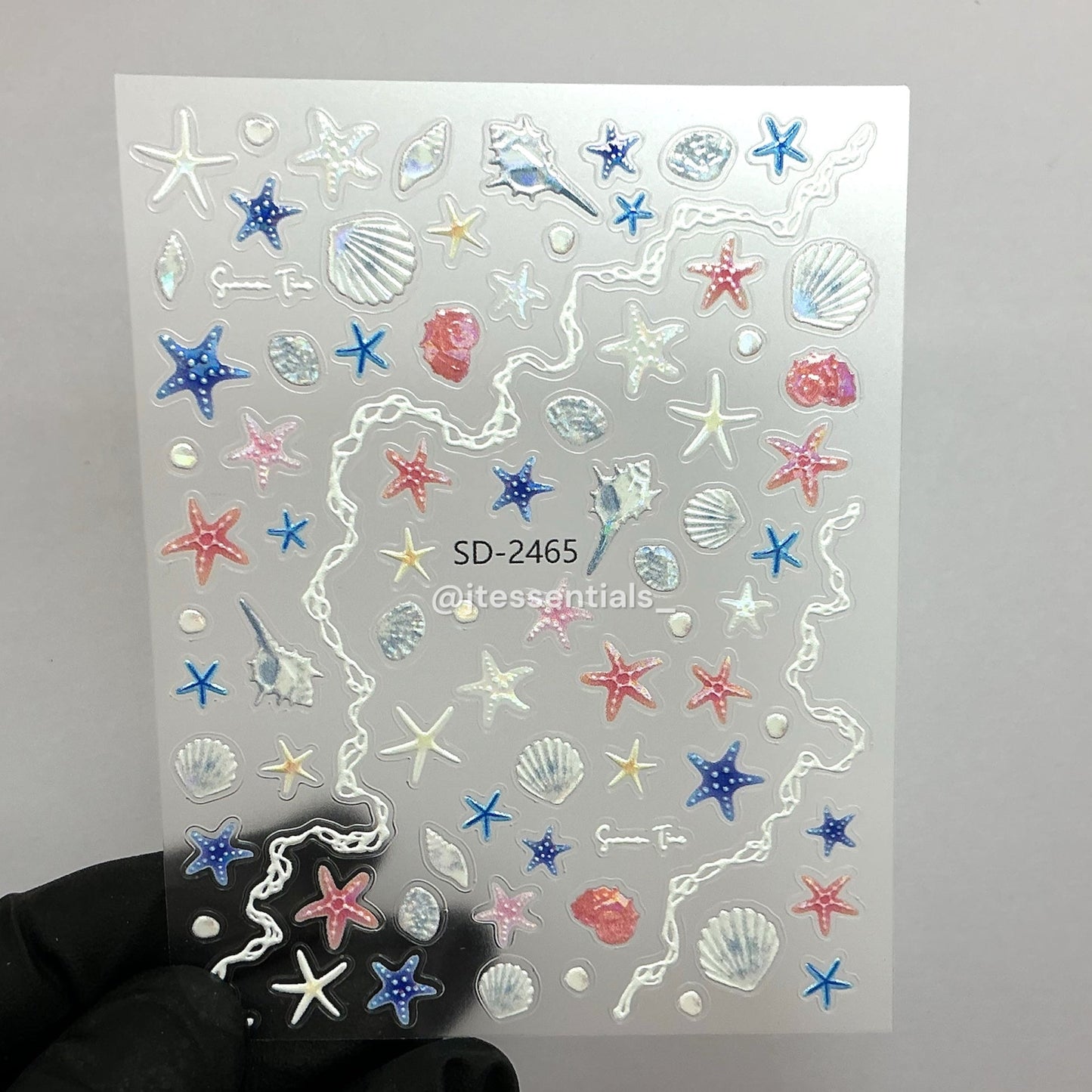 Sea Nail Sticker - Starfish & Shell Mix - JTessentials