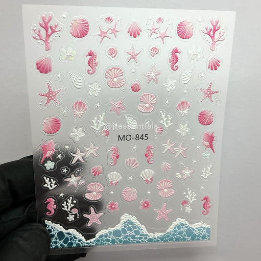 Sea Nail Sticker - Starfish & Shell Mix - JTessentials