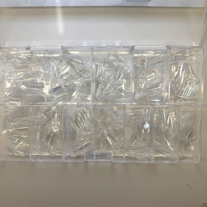 Short Almond Tips Pre - shaped - 504 pcs BOX - JTessentials