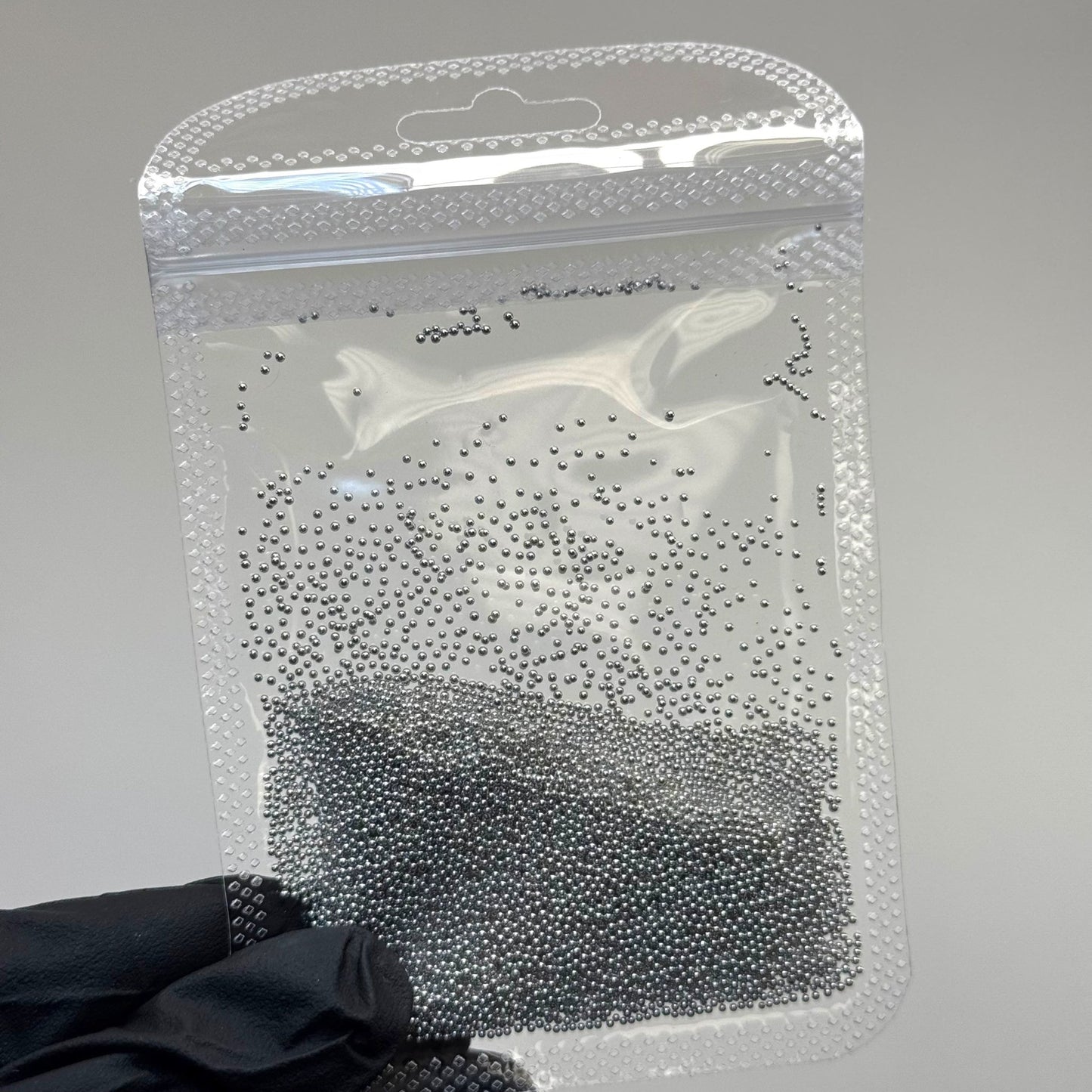 Silver Micro Beads for Nail Art – Caviar Beads for 3D Nail Designs - JTessentials