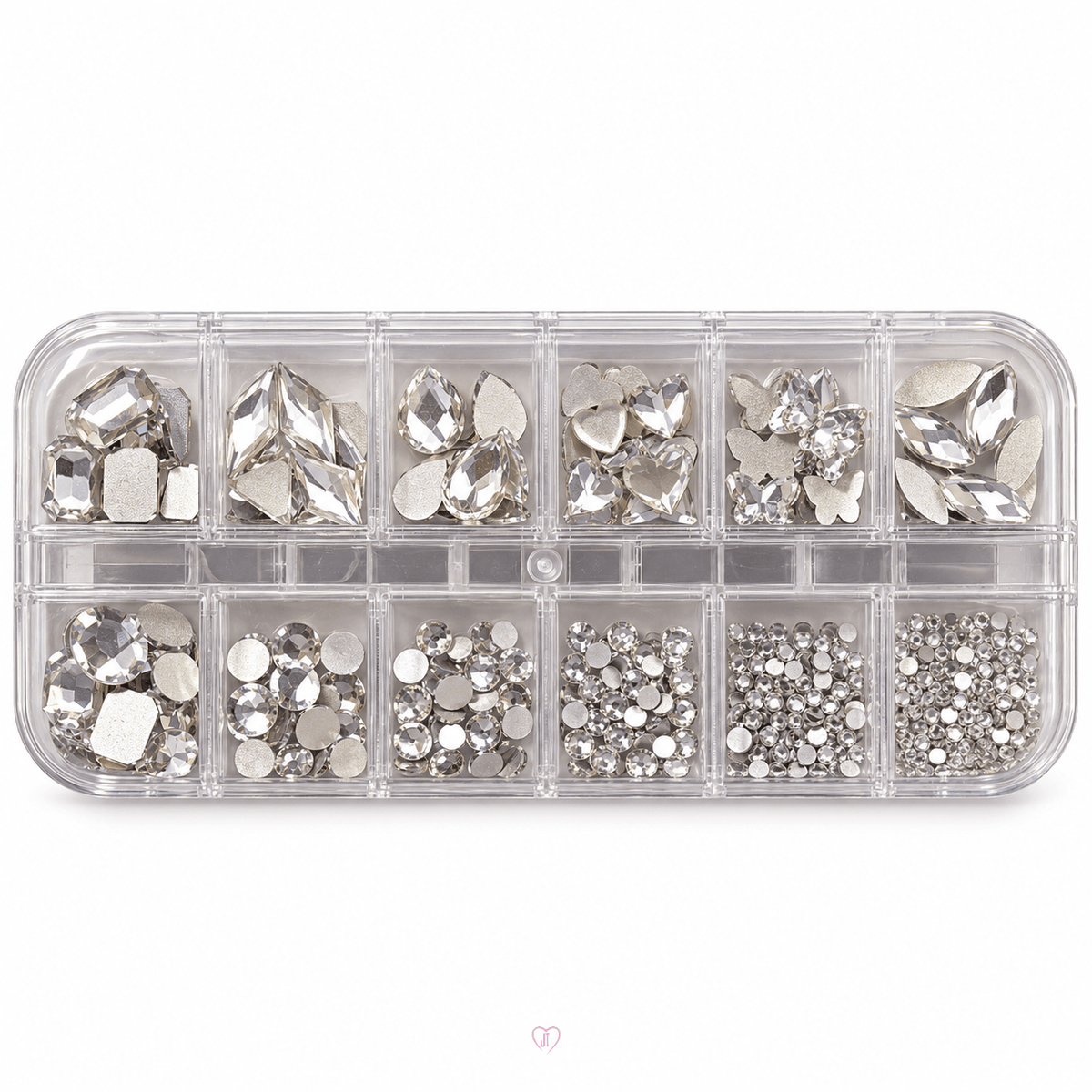 Silver Rhinestone Box - Rhinestone box - JTessentials