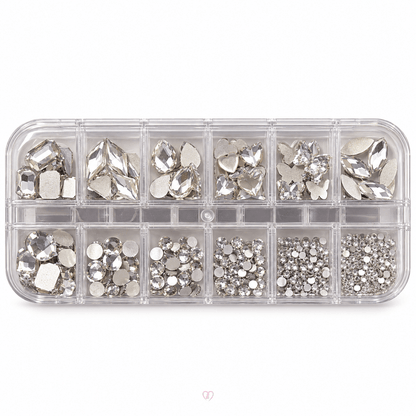 Silver Rhinestone Box - Rhinestone box - JTessentials