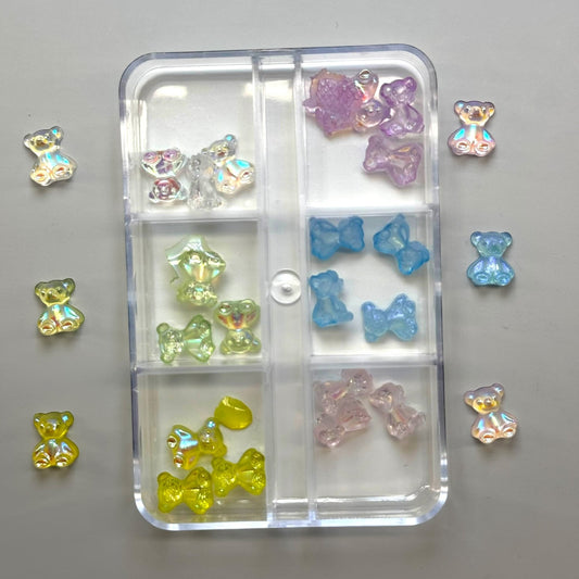 Small Gummy Bear Nail Charms – Cute Kawaii Candy - Inspired Nail Art - JTessentials