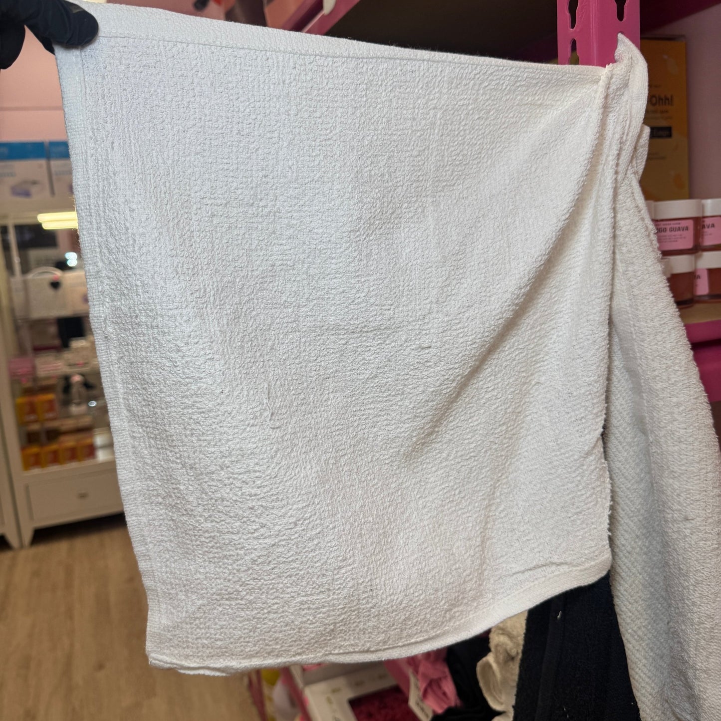 Small White Salon Towels (2 Pcs) – Soft, Absorbent & Perfect for Nail Techs - JTessentials