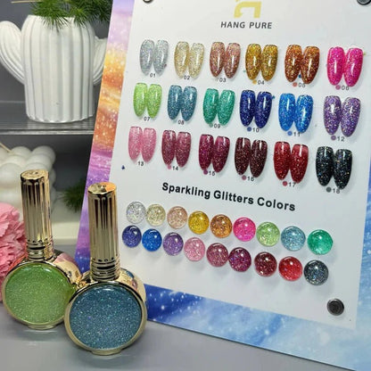 Sparkling Glitters 18 Colors - HANG PURE - JTessentials