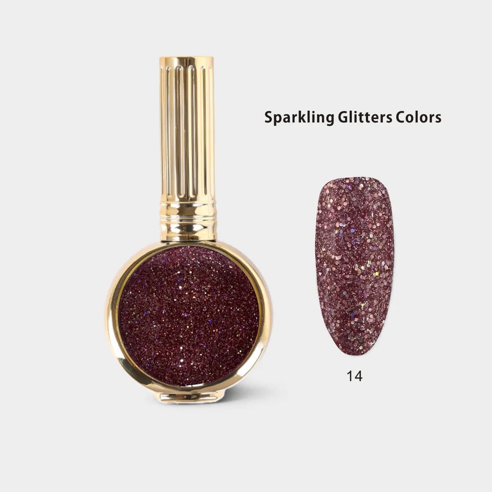 Sparkling Glitters 18 Colors - HANG PURE - JTessentials
