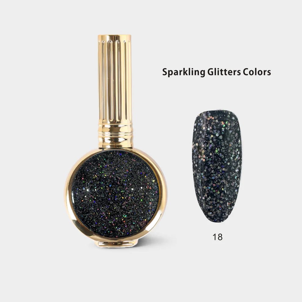 Sparkling Glitters 18 Colors - HANG PURE - JTessentials