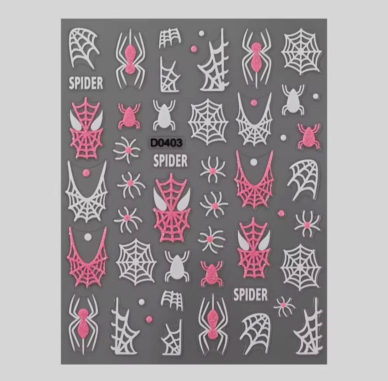 Spider pink sticker -D0403 - JTessentials