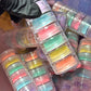Spring Pastel Glitter Powder Set – 6pc Soft Sparkle Nail Art Collection - JTessentials