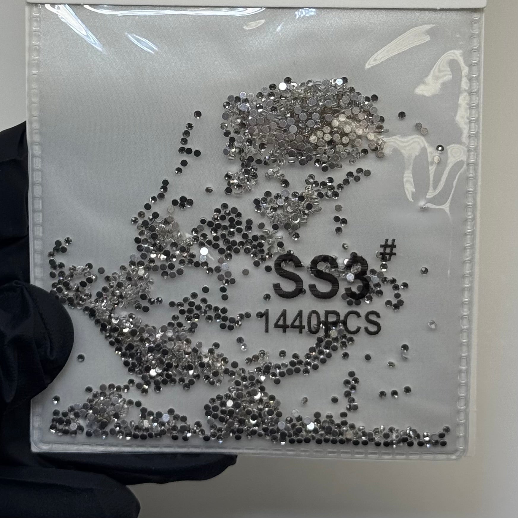 Ss3 - Silver rhinestone 1440 pcs - JTessentials