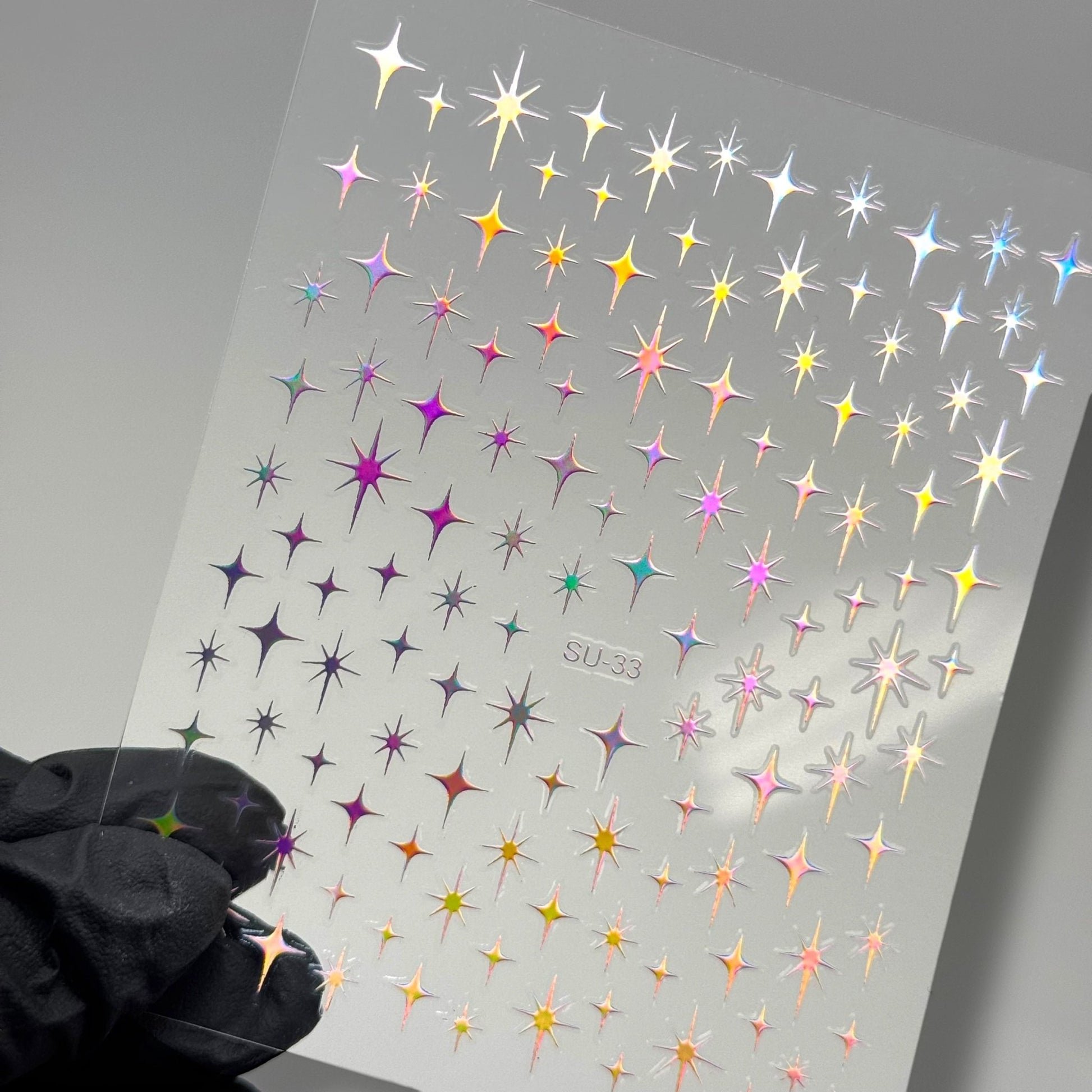 Star Nail Art Stickers – Celestial Design Sheet SU - 33 for Nail Decoration - JTessentials
