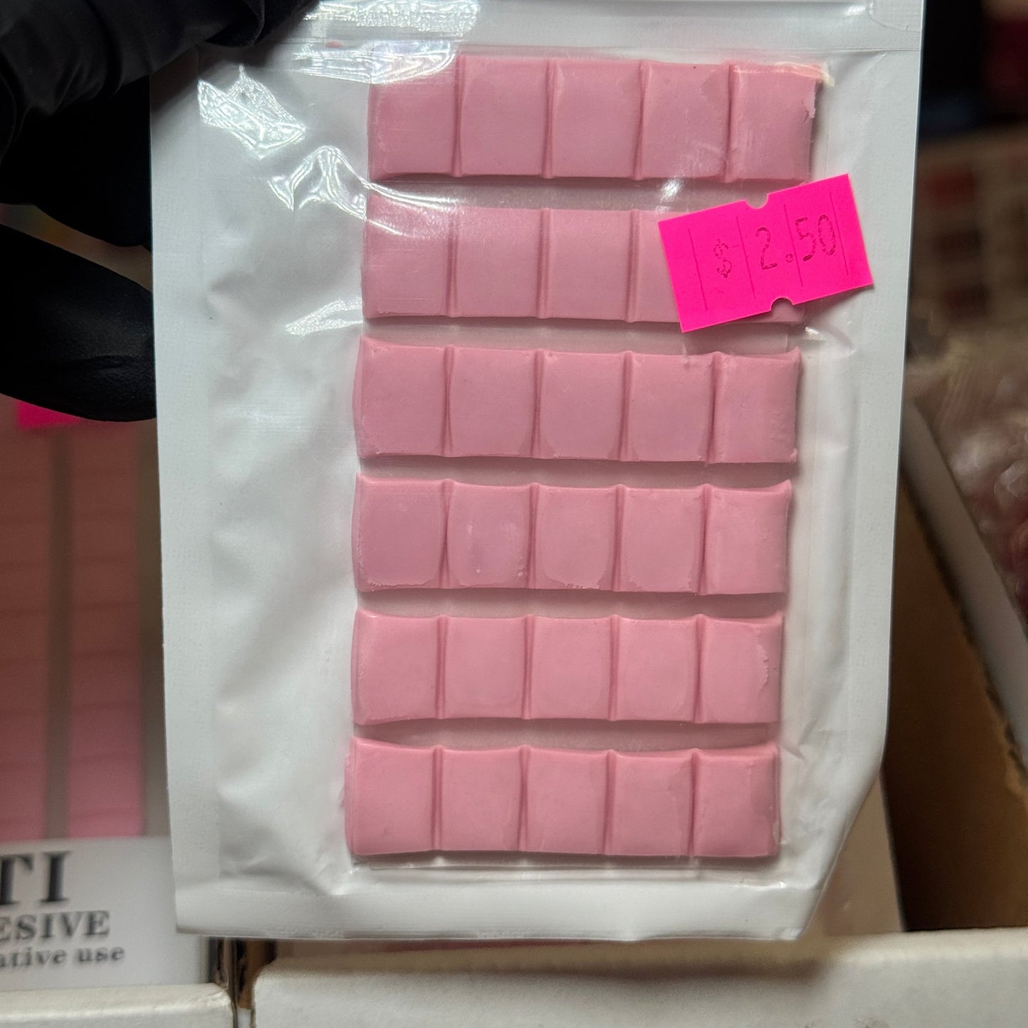 Tack it for press on - pink small bag - JTessentials