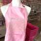 Waterproof Pink & AB KITTY Apron – Chic & Functional for Nail Techs, Stylists & Artists - JTessentials