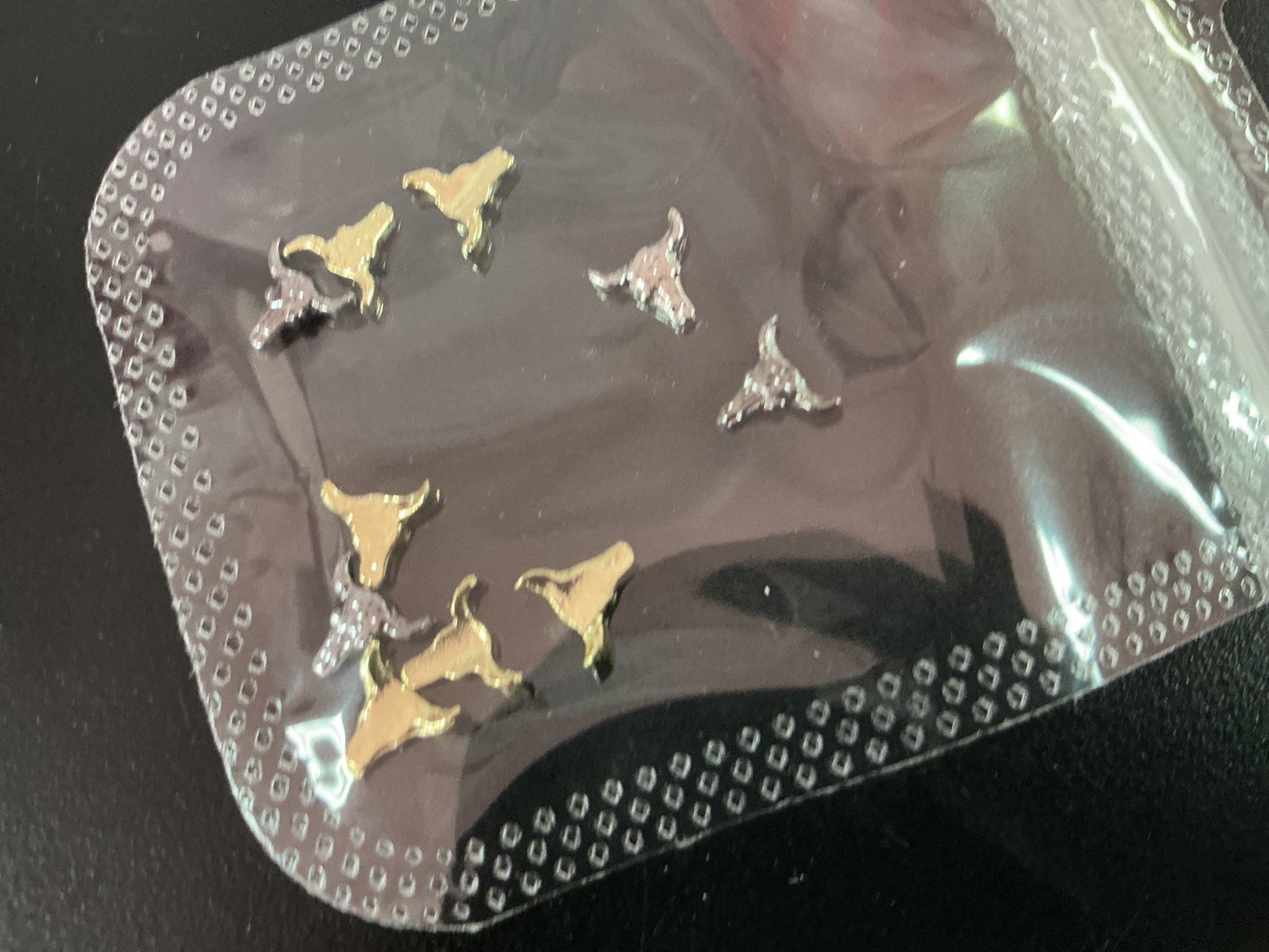 Western Bull Head Nail Charms – Gold & Silver Cowboy Nail Decor - JTessentials