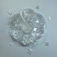 White nail charm BOX w pearls 7 style charm decoration for nails - JTessentials