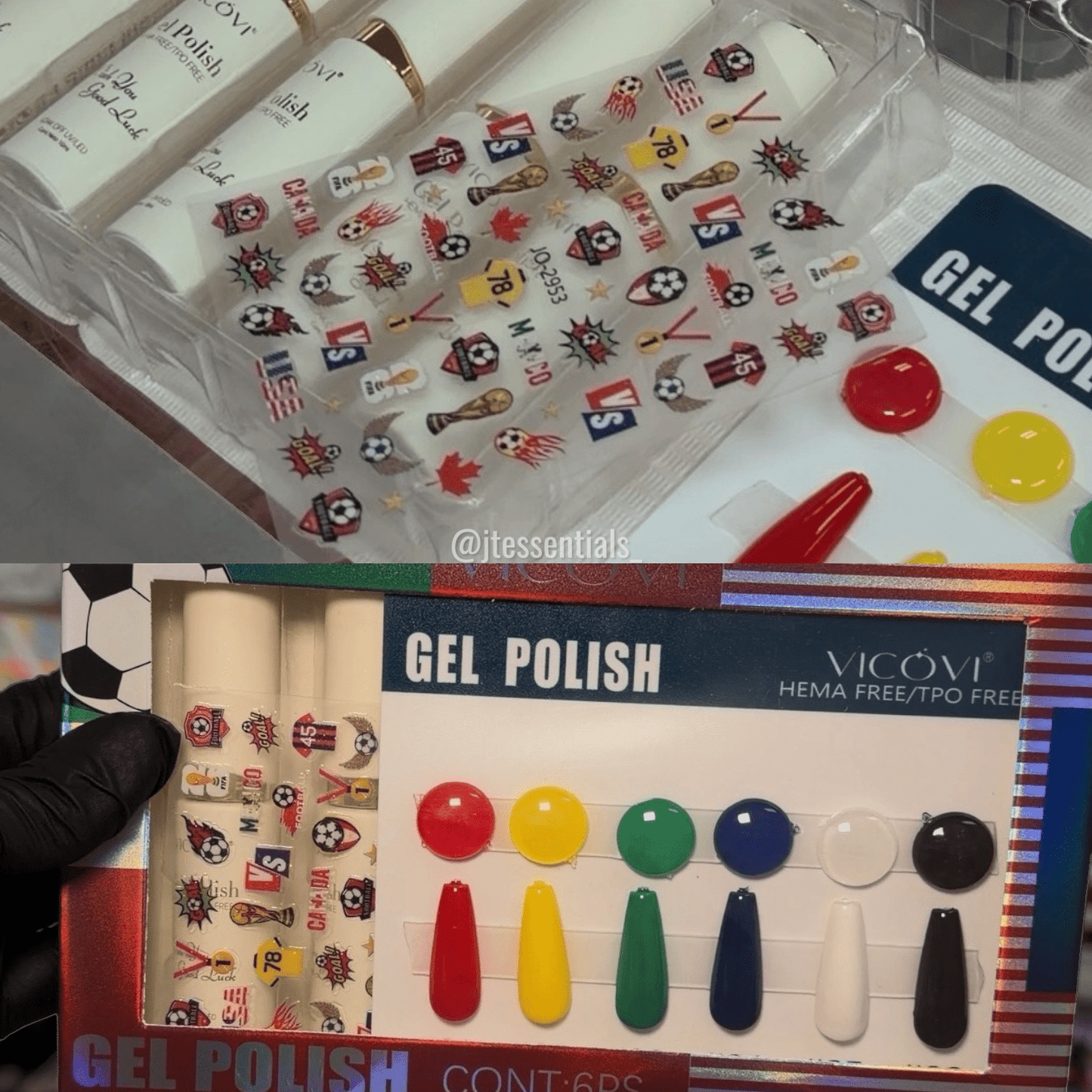 World Cup Series gel collection - 8 pc - JTessentials