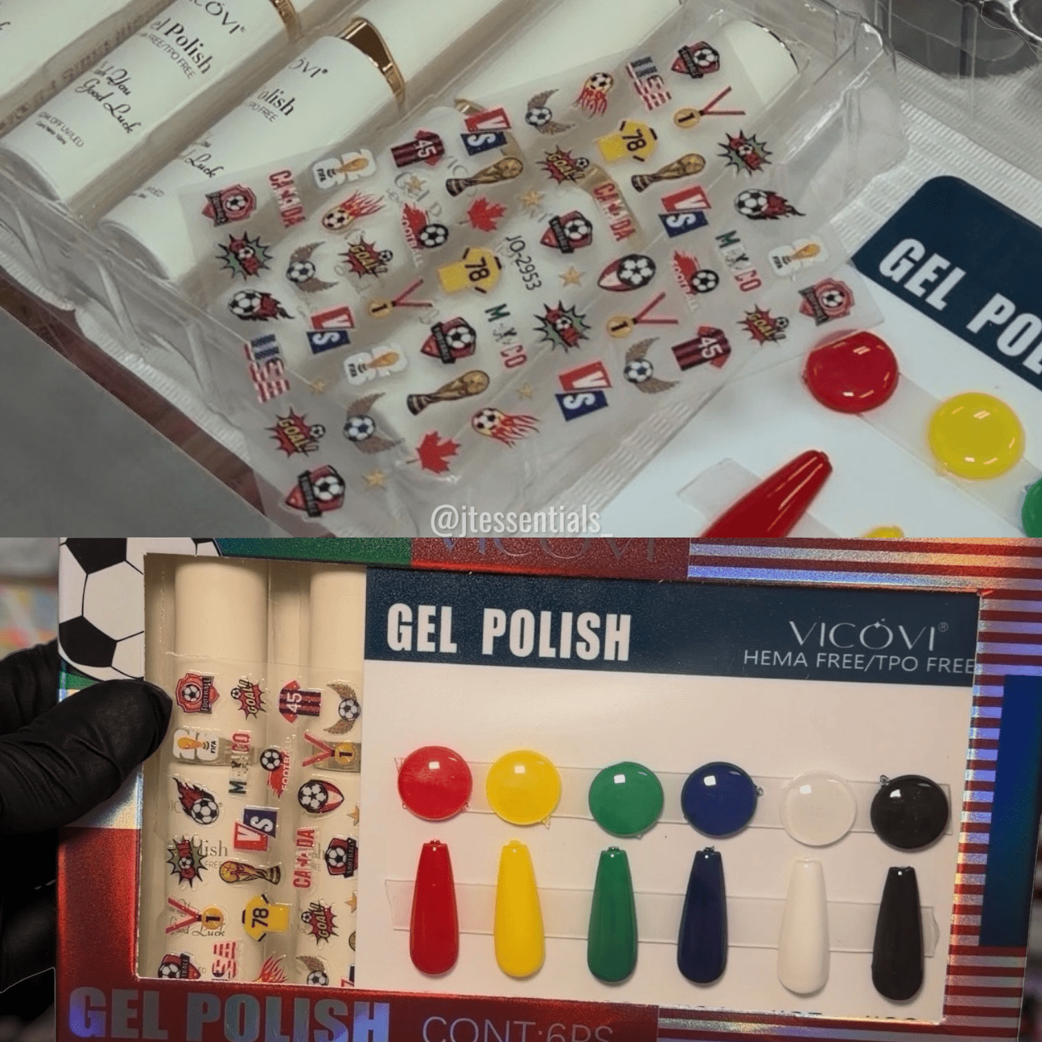 World Cup Series gel collection - 8 pc - JTessentials