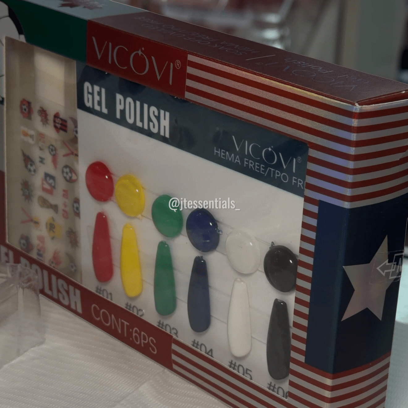 World Cup Series gel collection - 8 pc - JTessentials