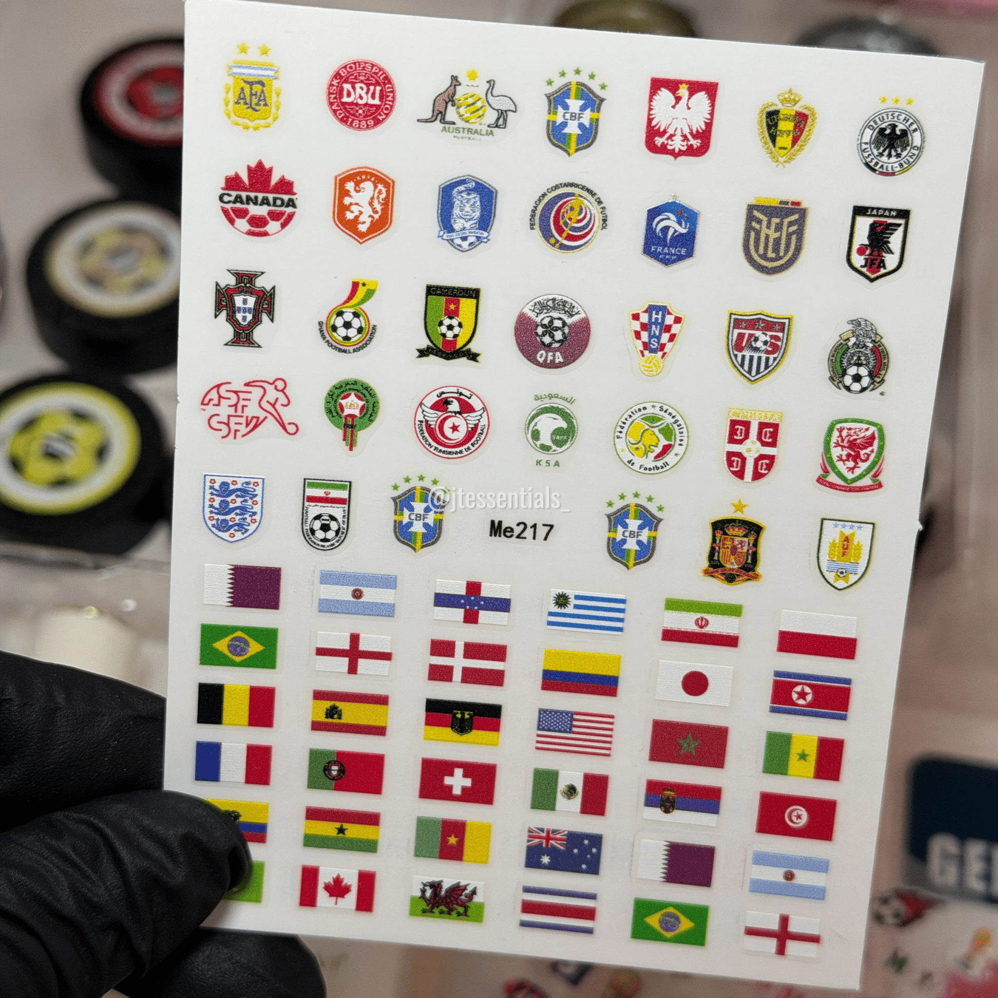 World Cup Series - nail sticker - JTessentials