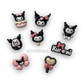 8 PCs Kuromi Jumbo Charms•Black - JTessentials