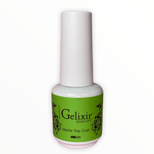 Gelixir Matte Top Coat – Long - Lasting Velvet Finish for Gel Nails | No Wipe - JTessentials