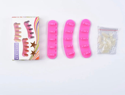 Pink Nail display Stand 3pcs - JTessentials