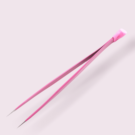 Pink Tweezers for Nail Decor - JTessentials